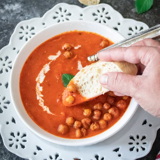 Instant Pot Roasted Pepper Tomato - Recipe photo by ruchiskitchen