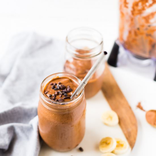 Healthy Chocolate Avocado Smoothie - Recipe photo by thehealthyconsultant