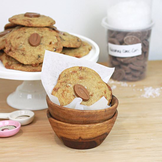 The Best GF/DF Choc Chip Cookies - Recipe photo by Summer Bakes