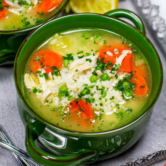 Instant Pot Chicken and Rice Soup - Recipe photo by Damaris_Gore