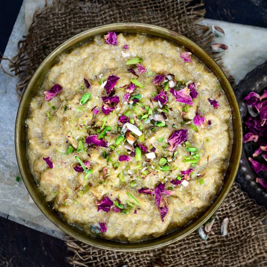 Lauki ka halwa - Recipe photo by Whiskaffair