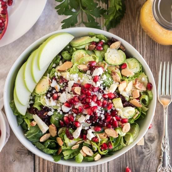 Brussel Sprout Salad - Recipe photo by Fresh Coast Eats