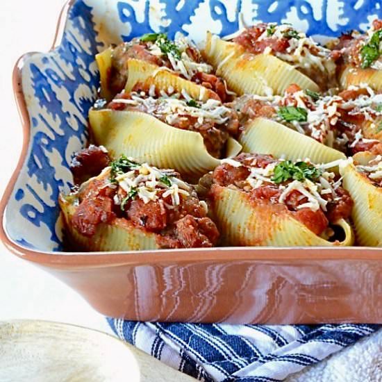 Stuffed Shells - Recipe photo by Kitchengetaway