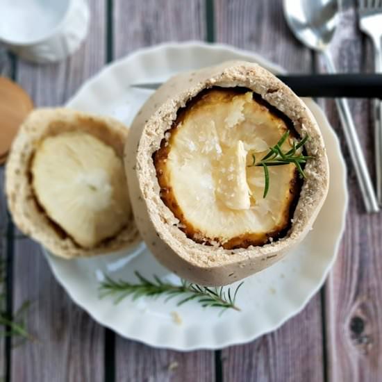 salt baked celeriac - Recipe photo by Cuisine Fiend