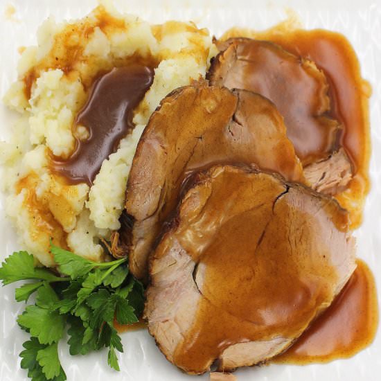 Homestyle Pork Roast (Slow Cooker) - Recipe photo by PalatablePastime