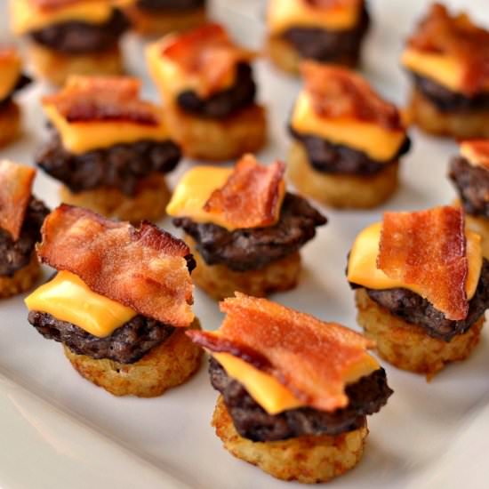 Mini Bacon Cheeseburger Bites - Recipe photo by Small Town Woman