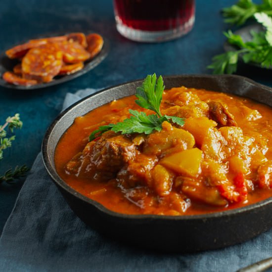 Chorizo & Bean Stew - Recipe photo by lostinf00d