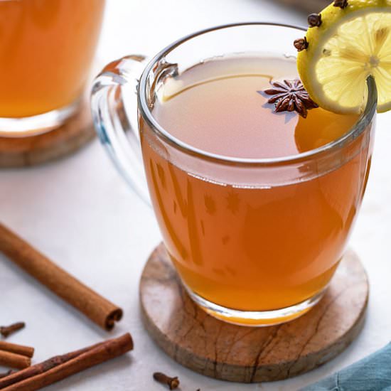 hot toddy - Recipe photo by The Blond Cook