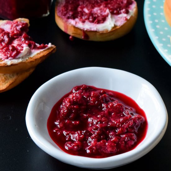 Fresh Mixed Berry Compote - Recipe photo by Cuts and Crumbles