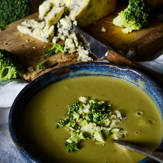 Broccoli and Stilton Soup - Recipe photo by larderlove