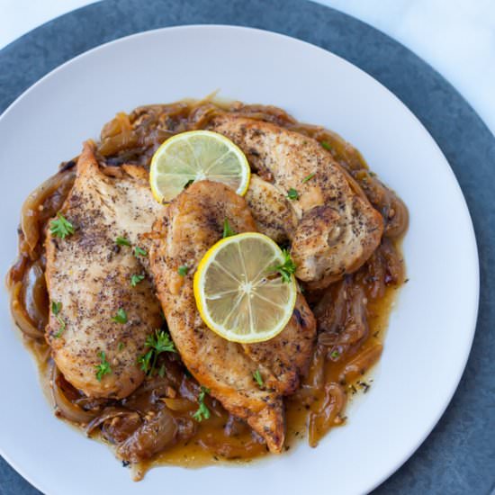 Instant Pot Lemon Garlic Chicken - Recipe photo by thymeandjoy