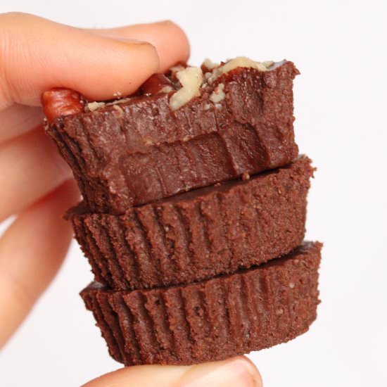 Chocolate Pecan Fridge Fudge - Recipe photo by Donut Worry Be Healthy