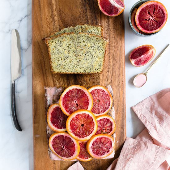 Blood orange poppy seed cake - Recipe photo by cherryonmysundae