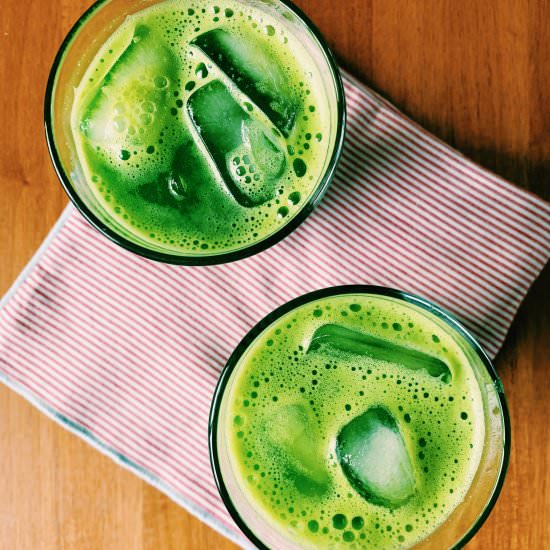 Green Juice - Recipe photo by thefigjar