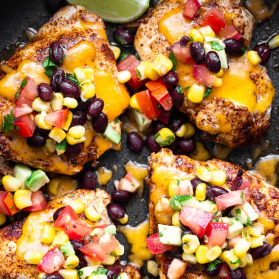Santa Fe Chicken - Recipe photo by foodfaithfitness