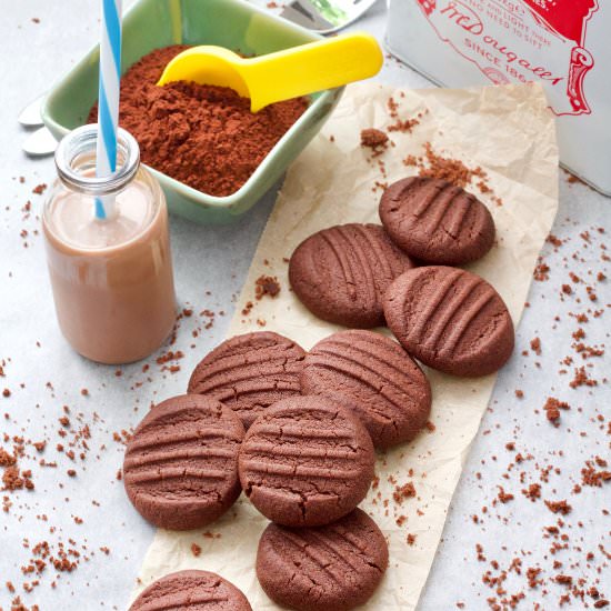 Chocolate Fork Biscuits (Vegan) - Recipe photo by joskitchenlarder