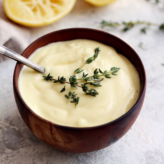 Easy Aioli Recipe From Scratch - Recipe photo by unicorns in the kitchen