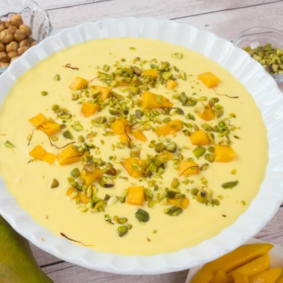 Luscious Mango Custard - Recipe photo by MyIndianStove