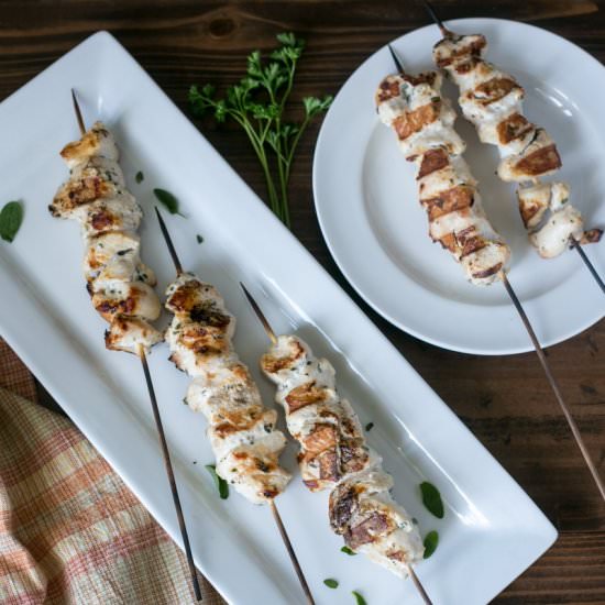 Grilled Chicken Kebabs - Recipe photo by littlebitrecipes
