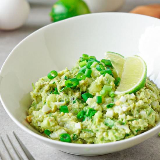 Keto egg salad with avocado - Recipe photo by HereToCook