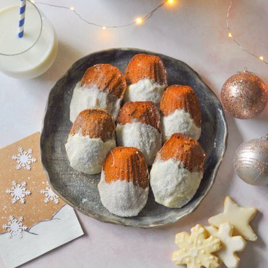 White Chocolate Espresso Madeleines - Recipe photo by myfridayfoodswings