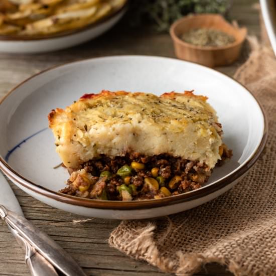Easy Meat-less Shepherd's Pie - Recipe photo by AtMyTable