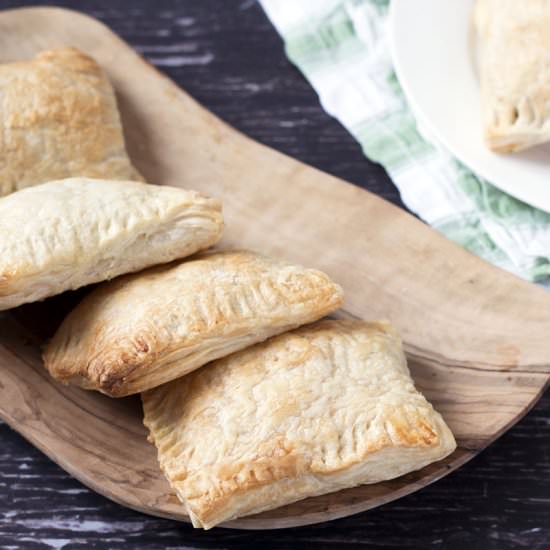 Potato curry puffs - Recipe photo by Mandy Sneaky Veg