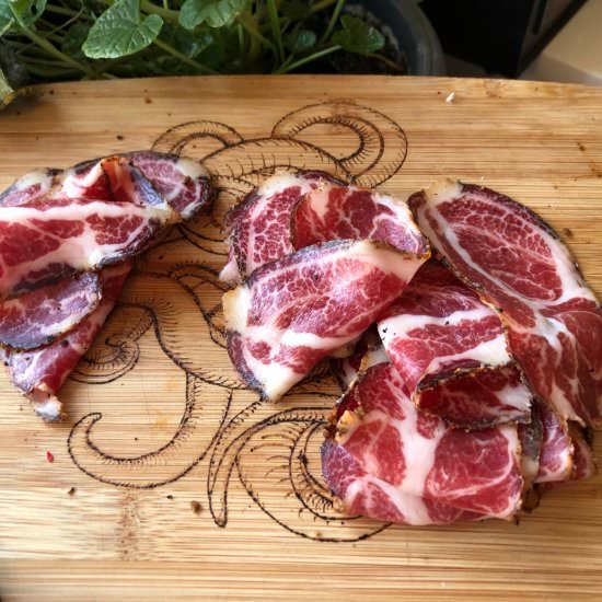Ibérico Coppa, Cabecero Salume - Recipe photo by benwilder