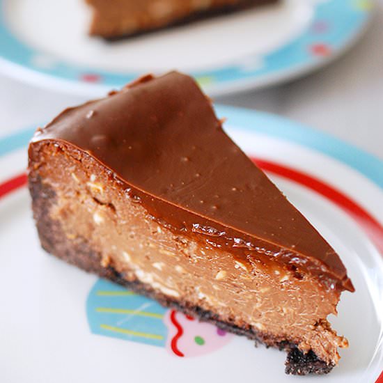 Nutella cheesecake - Recipe photo by evabakes