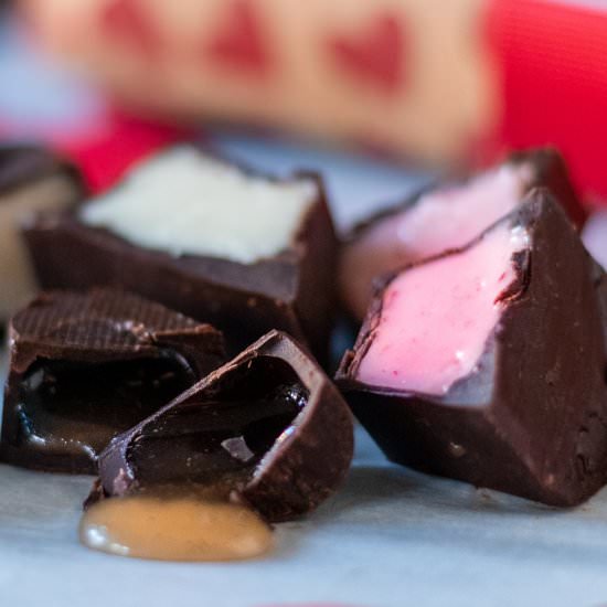 Vegan Valentine's Chocolates - Recipe photo by 86Eats