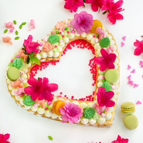 Heart Cream Tart - Recipe photo by House of Elyn Ryn
