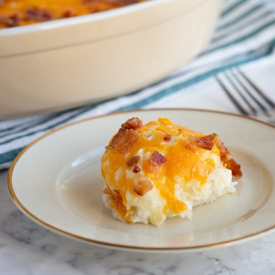 Loaded Cauliflower Casserole - Recipe photo by littlebitrecipes