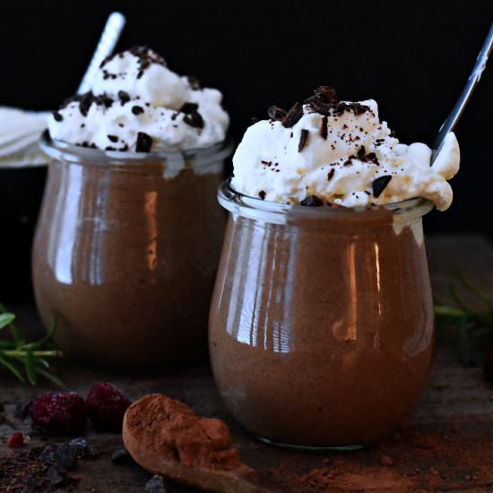 Chocolate Mousse with Whipped Cream - Recipe photo by Elke living