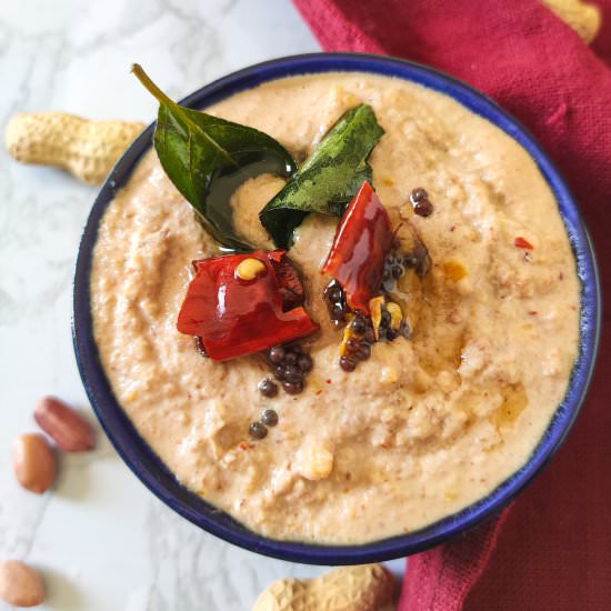 Peanut chutney - Recipe photo by greenbowl2soul