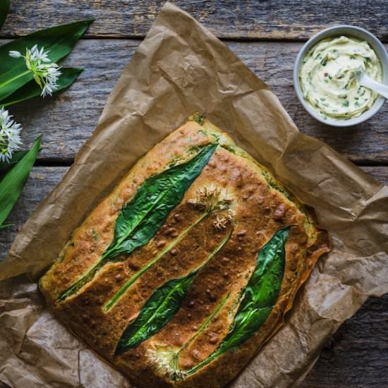 WILD GARLIC BREAD & BUTTER SPREAD - Recipe photo by 100 Decors
