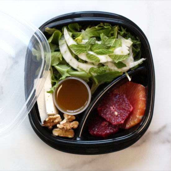 Citrus Fennel Meal Prep Salad - Recipe photo by Rainbow Delicious
