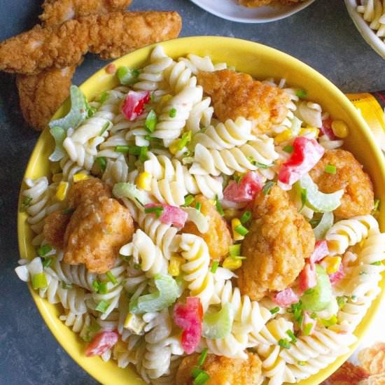 Chicken Ranch Pasta Salad - Recipe photo by Kathryns.kitchen.blog