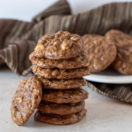 Chocolate Fudge Cookies - Recipe photo by theblackpeppercorn