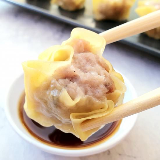 Siu Mai (Steamed Pork Dumplings) - Recipe photo by FeastGloriousFeast
