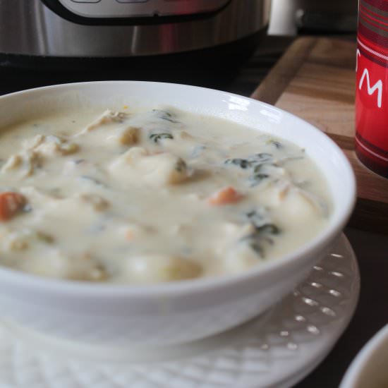 Chicken Gnocchi Soup – Instant Pot - Recipe photo by livingsmartandhealthy