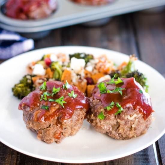 Venison Meatloaf Muffins - Recipe photo by Sweet Beginnings