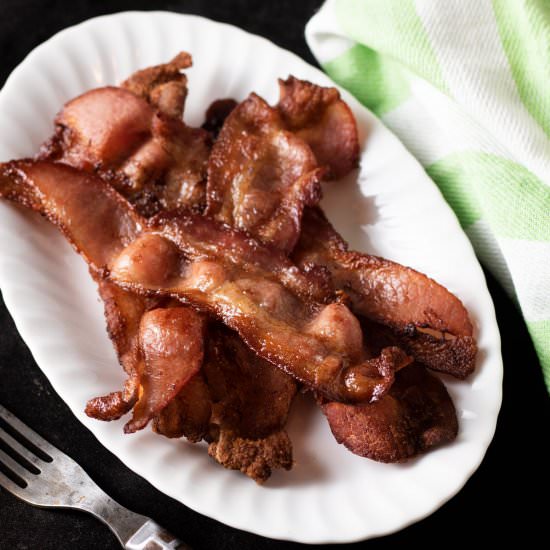 Air Fryer Bacon - Recipe photo by BinkysCulinaryCarnival