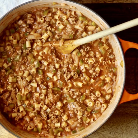 Turkey Mac - Recipe photo by My Life After Dairy