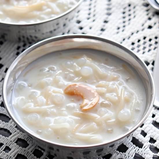 Javvarisi Semiya Paal Payasam - Recipe photo by sandhiya