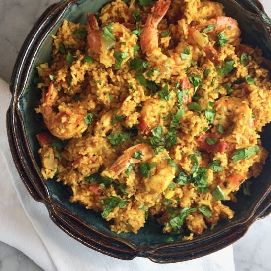 Shrimp Biryani - Recipe photo by thebrookcook.wordpress.com