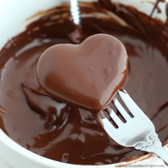 Chocolate Peanut Butter Hearts - Recipe photo by Lois_WalkingOnSunshineRecipes