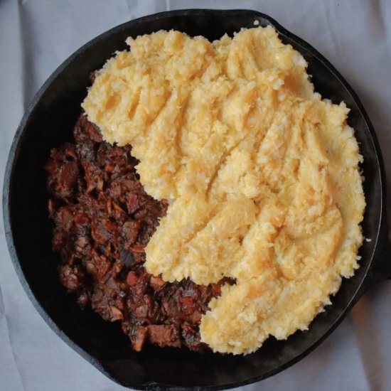 Shepherd's Pie with Root Vegetables - Recipe photo by basicallyhealthy