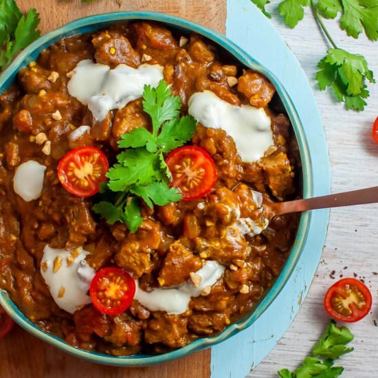 Beef Masala Curry - Recipe photo by MySugarFreeKitchen