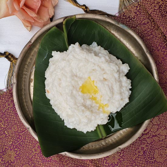 Paal pongal - Recipe photo by Mildlyindian
