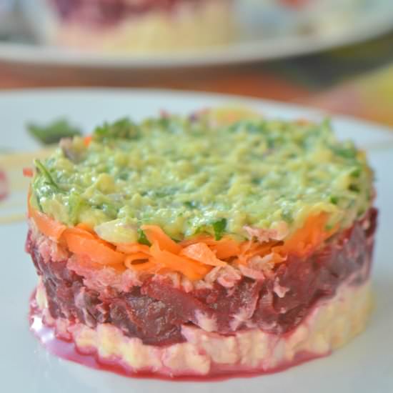 Layered Tuna Salad - Recipe photo by Mummys FastandEasy
